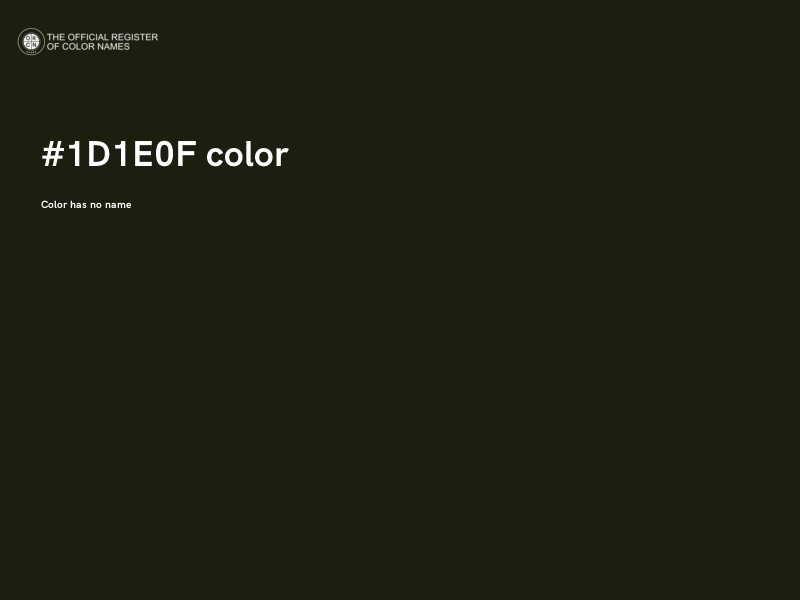 #1D1E0F color image