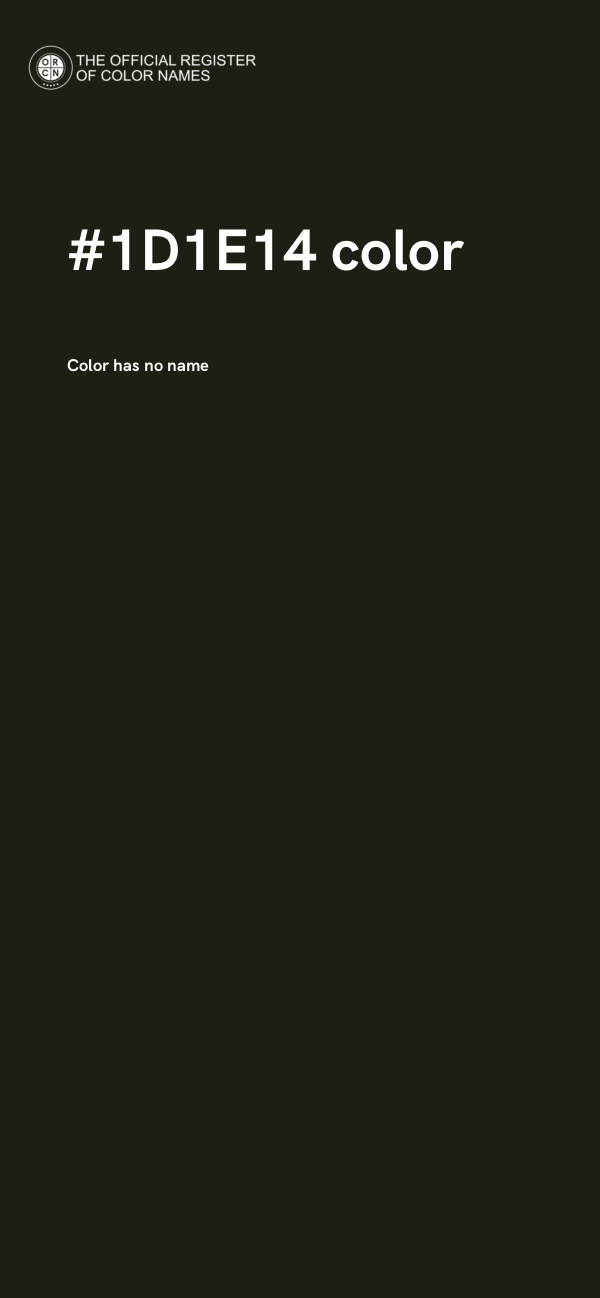 #1D1E14 color image
