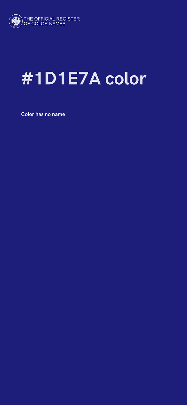 #1D1E7A color image