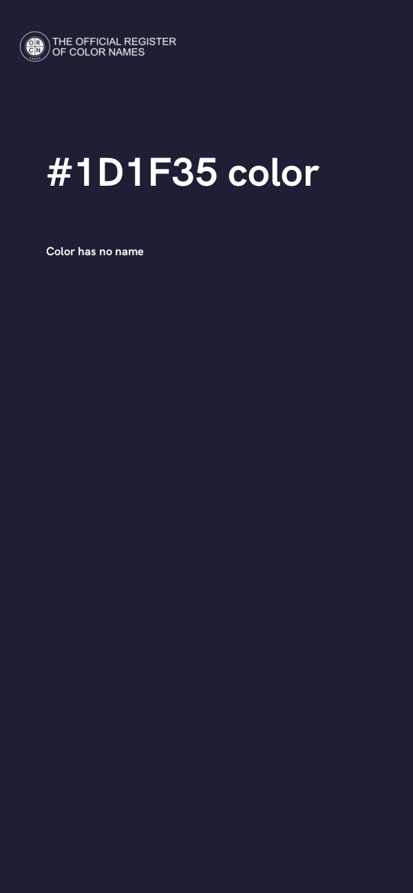 #1D1F35 color image