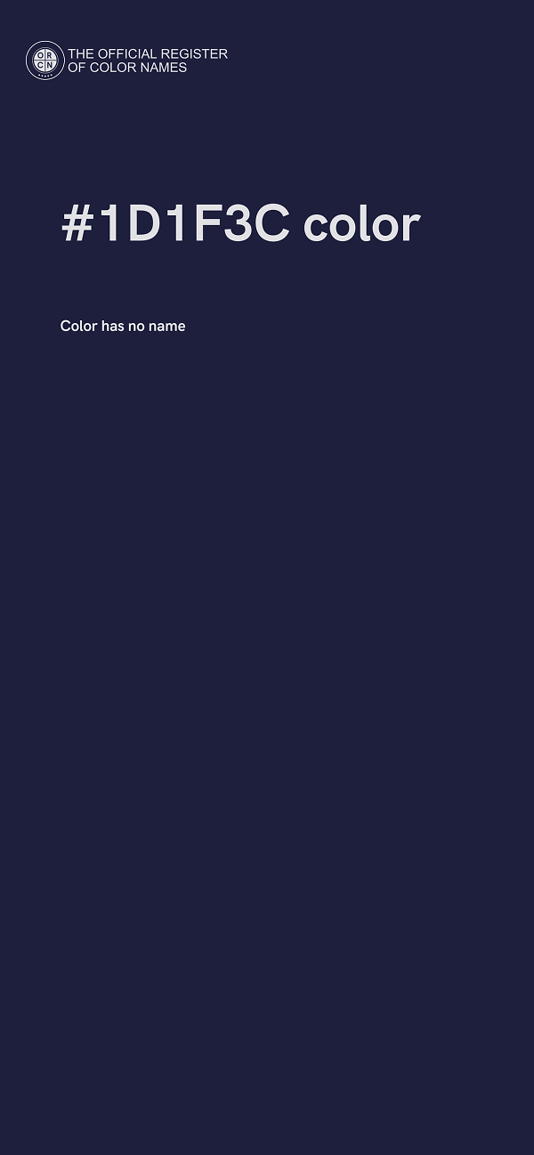 #1D1F3C color image