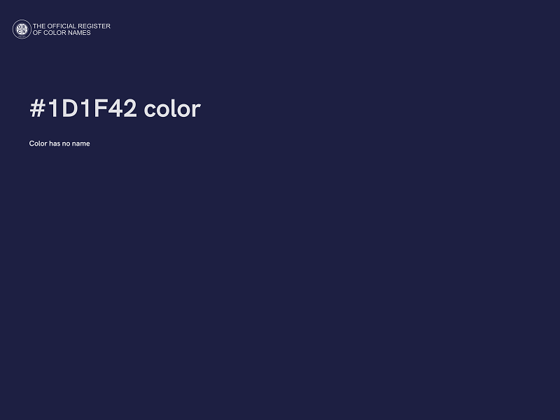 #1D1F42 color image
