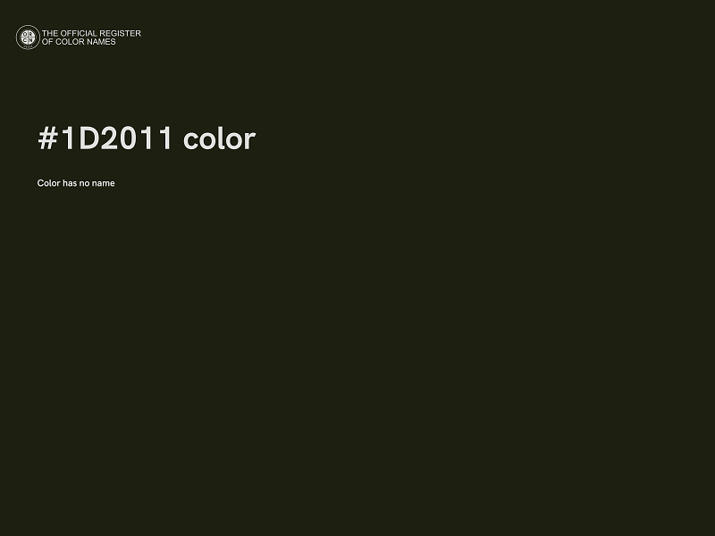 #1D2011 color image