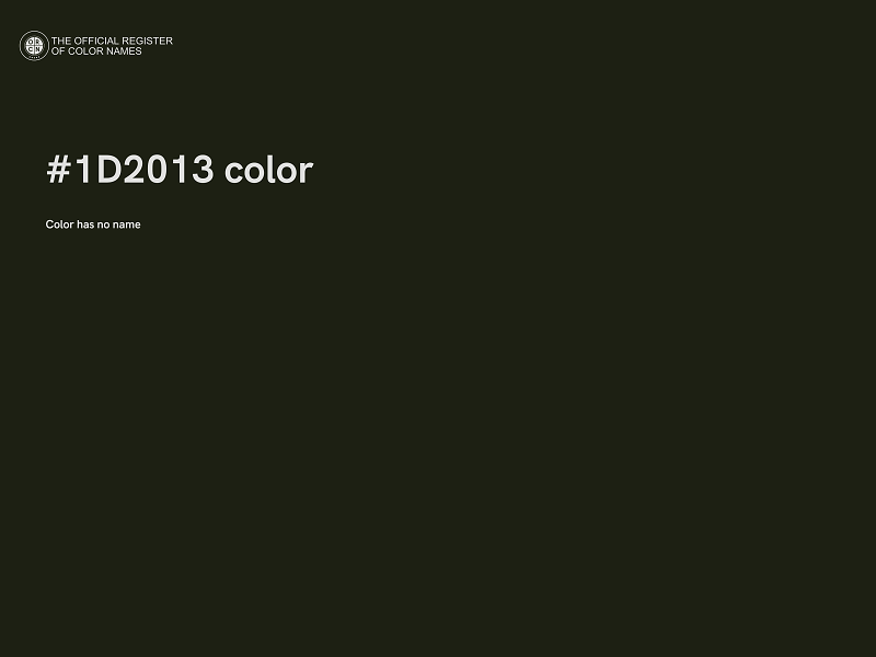 #1D2013 color image