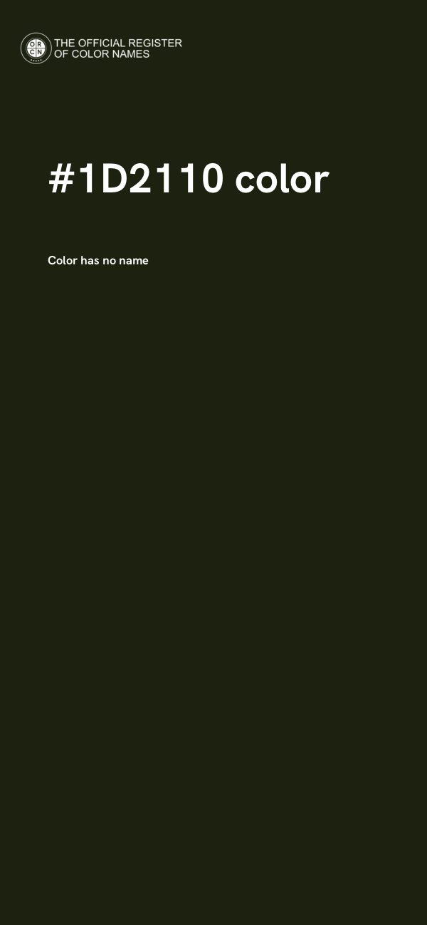 #1D2110 color image