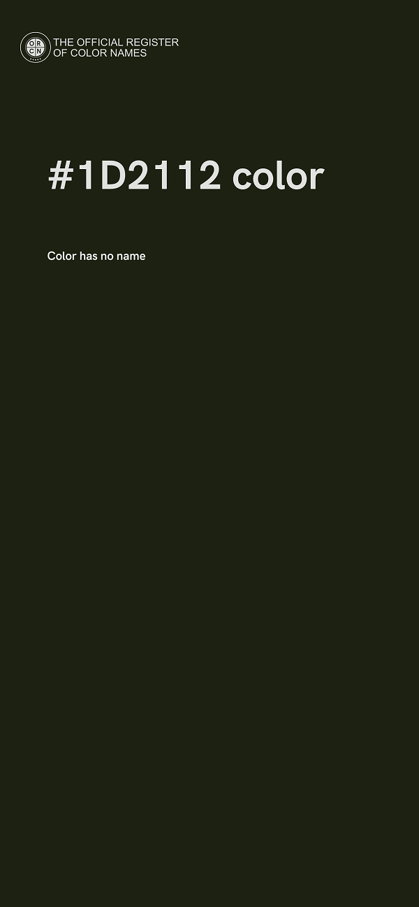 #1D2112 color image