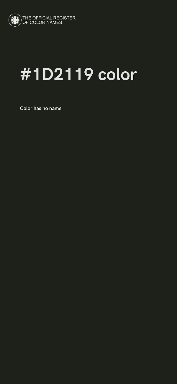 #1D2119 color image