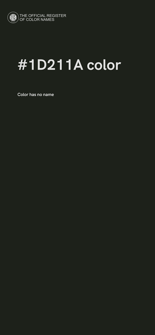 #1D211A color image
