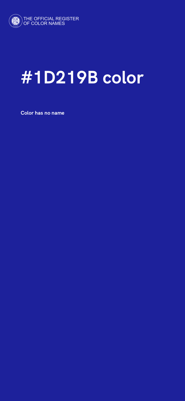 #1D219B color image
