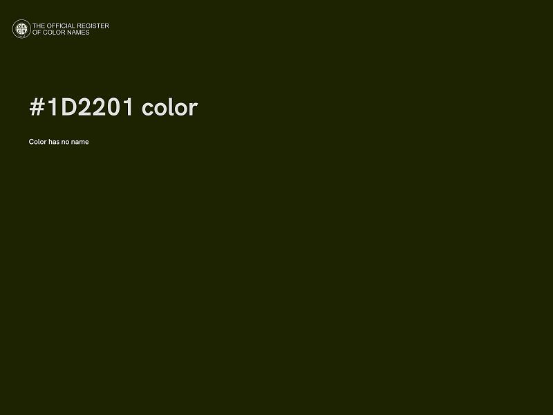 #1D2201 color image