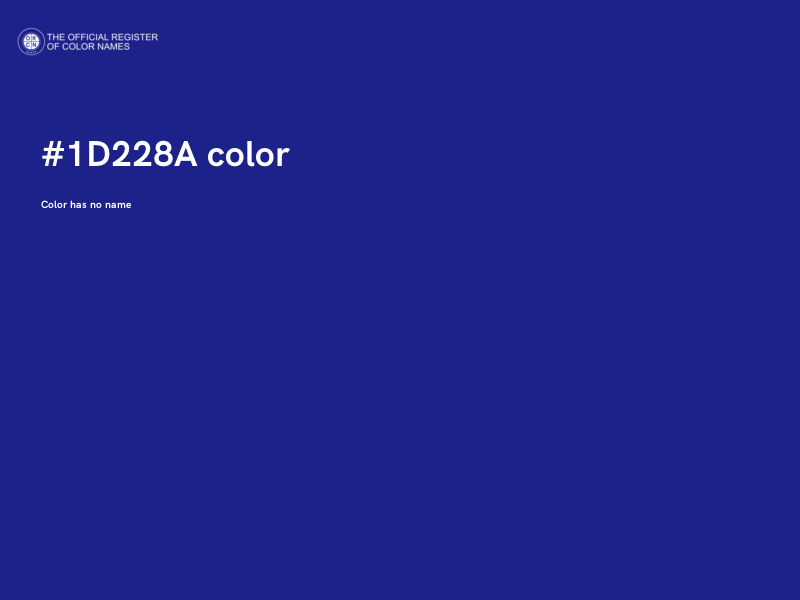 #1D228A color image