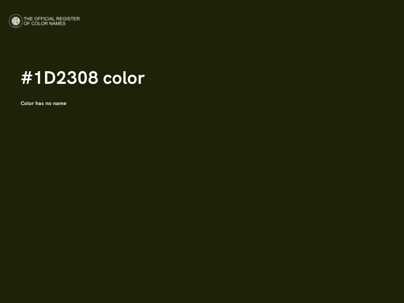 #1D2308 color image