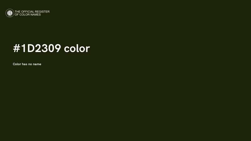 #1D2309 color image