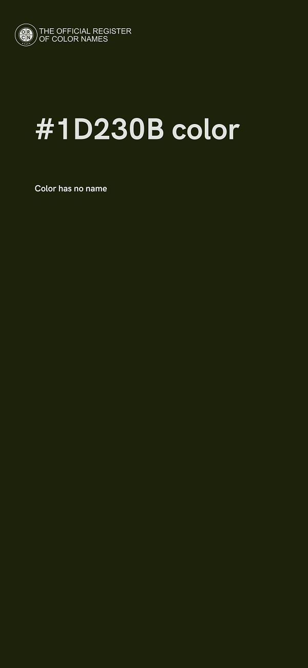 #1D230B color image