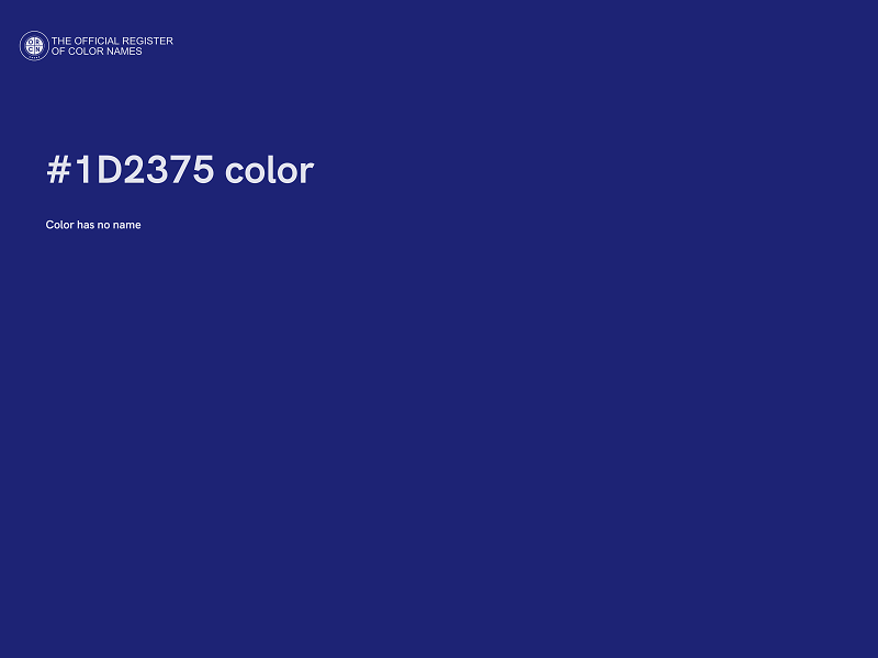 #1D2375 color image