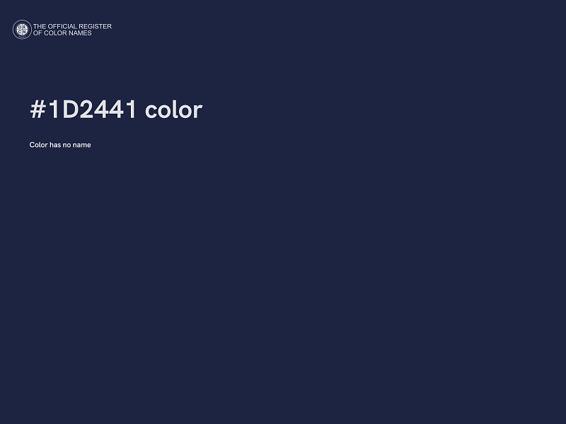 #1D2441 color image