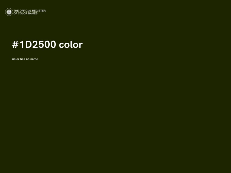 #1D2500 color image