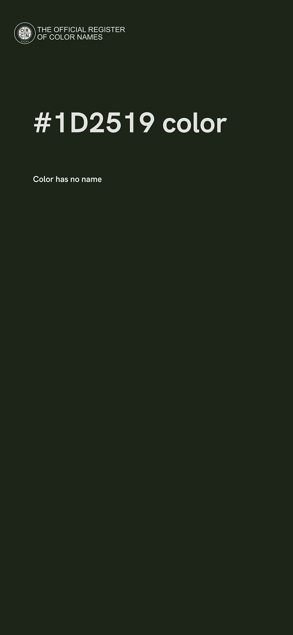 #1D2519 color image