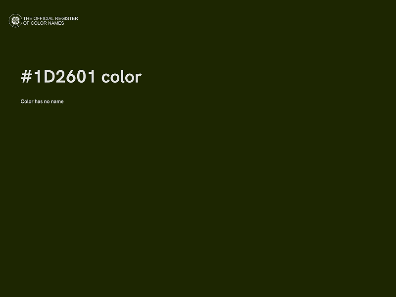 #1D2601 color image
