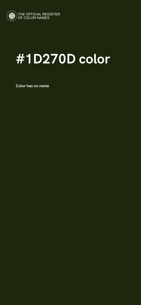 #1D270D color image
