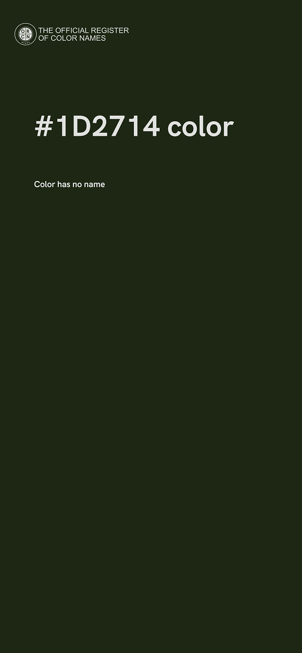 #1D2714 color image