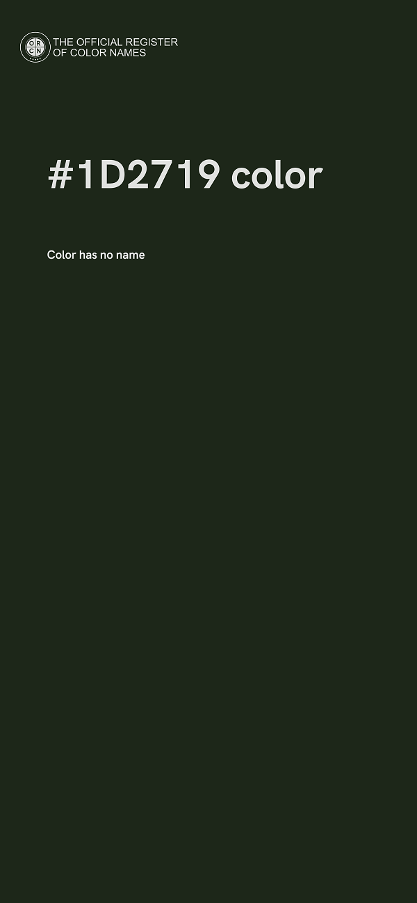 #1D2719 color image