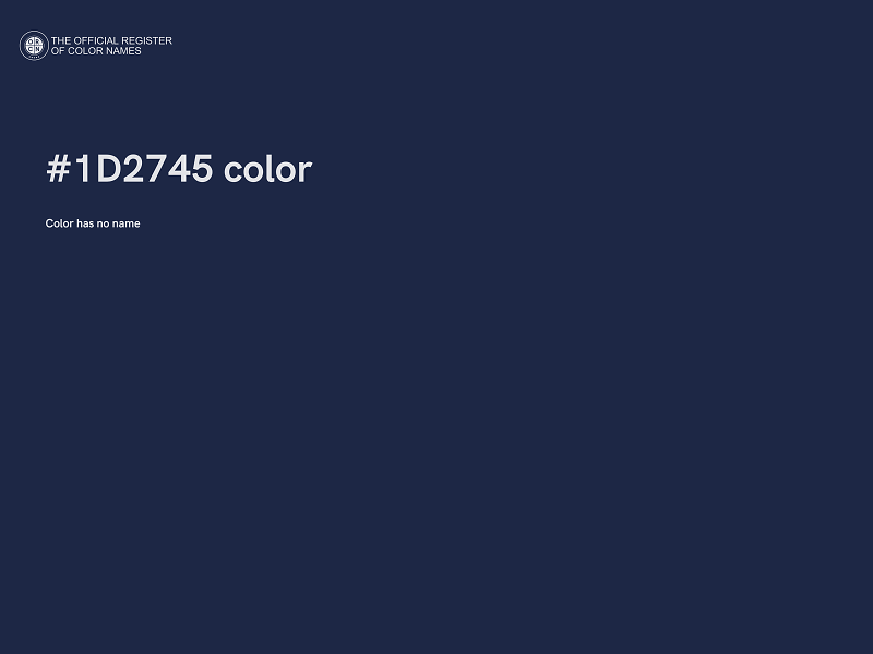 #1D2745 color image