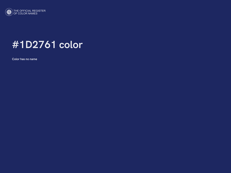 #1D2761 color image