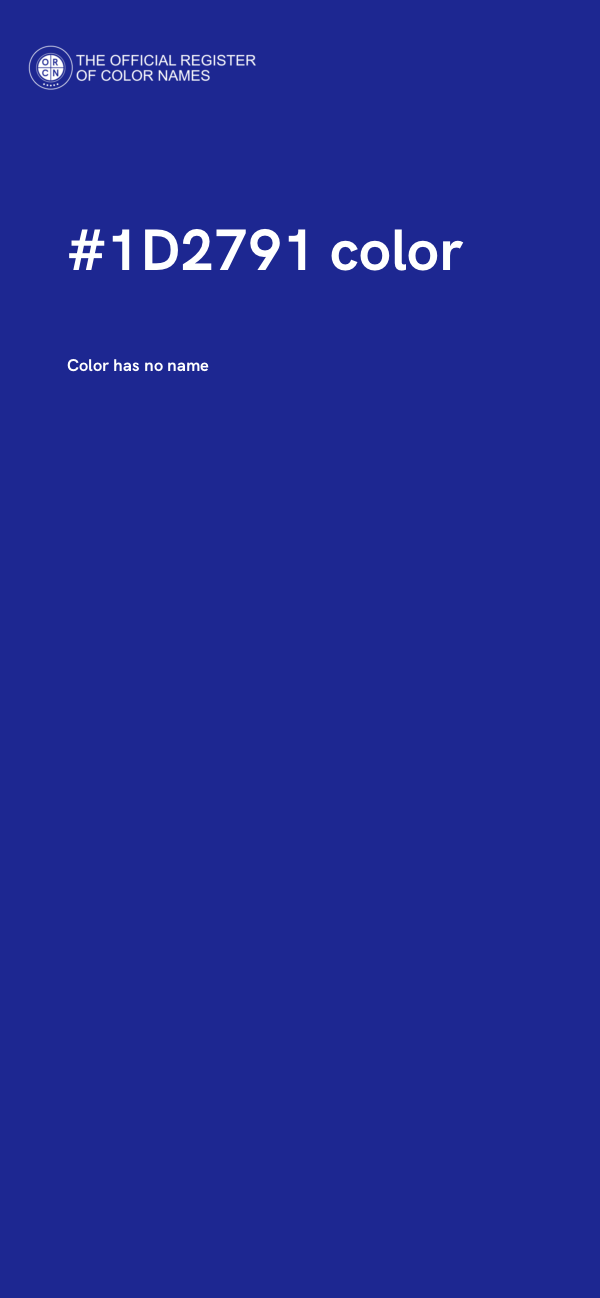 #1D2791 color image
