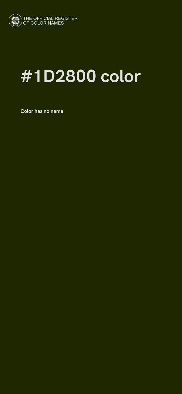 #1D2800 color image