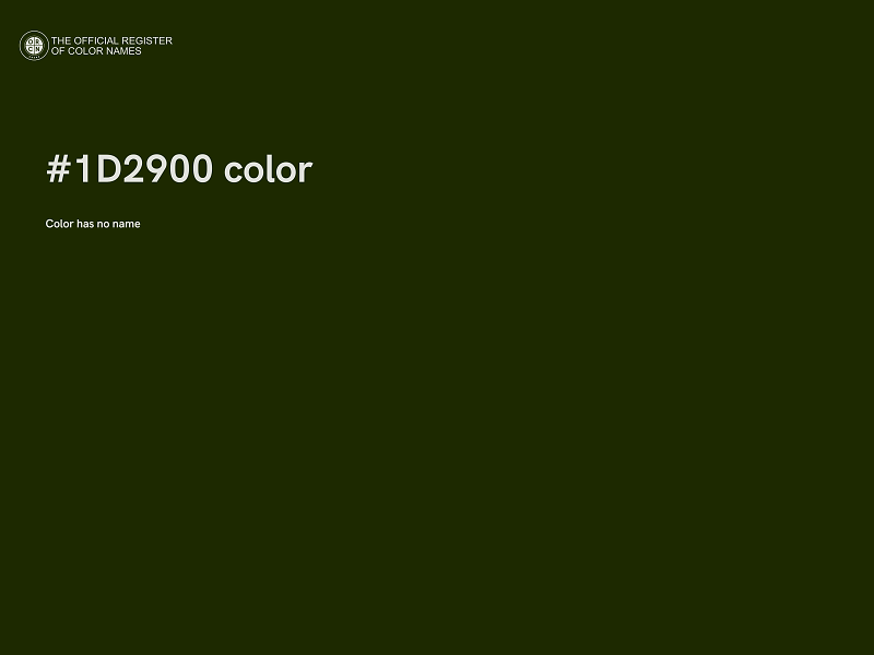 #1D2900 color image