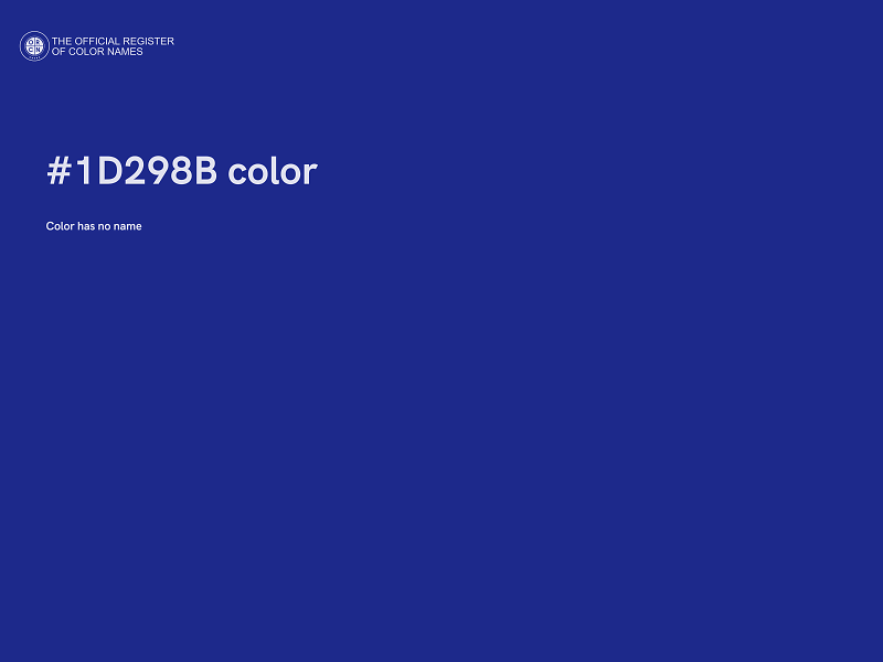 #1D298B color image