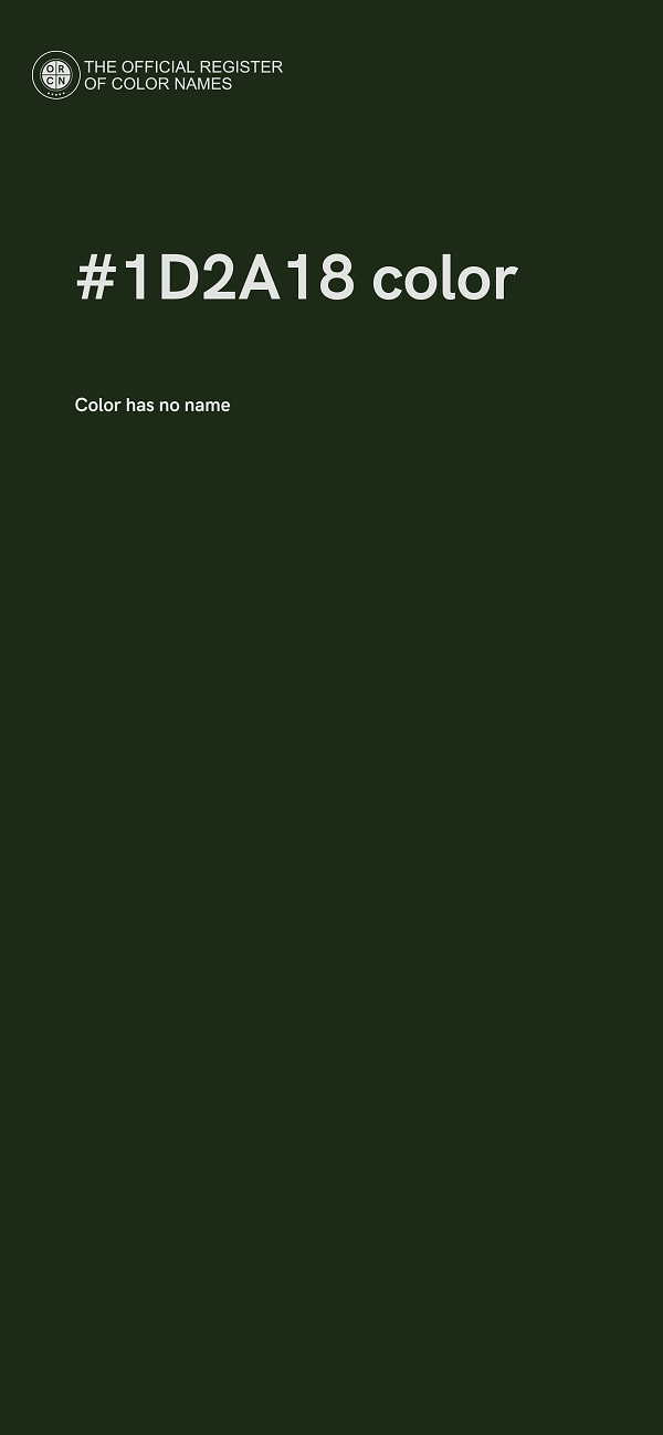 #1D2A18 color image