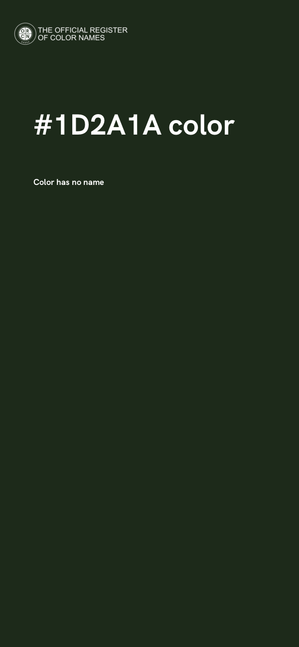 #1D2A1A color image