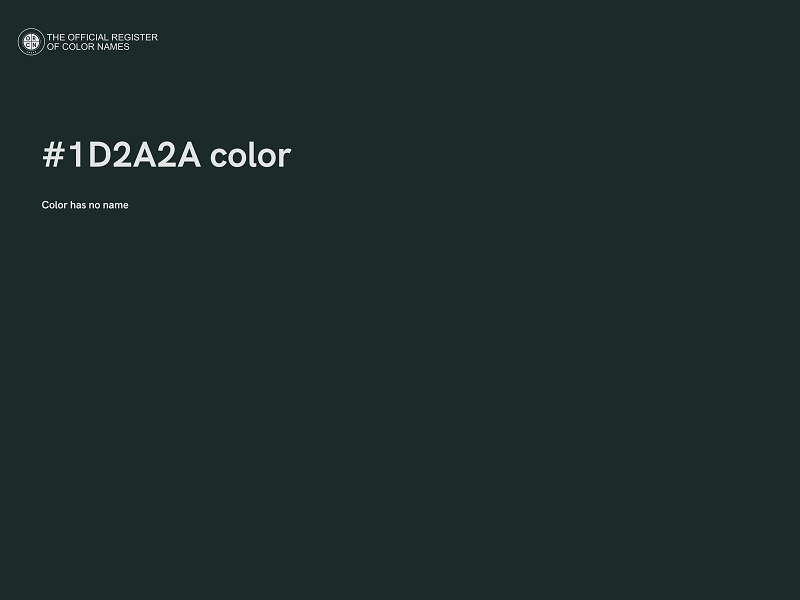 #1D2A2A color image