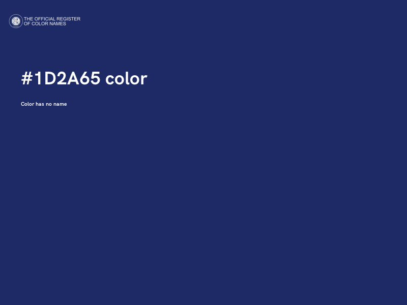 #1D2A65 color image