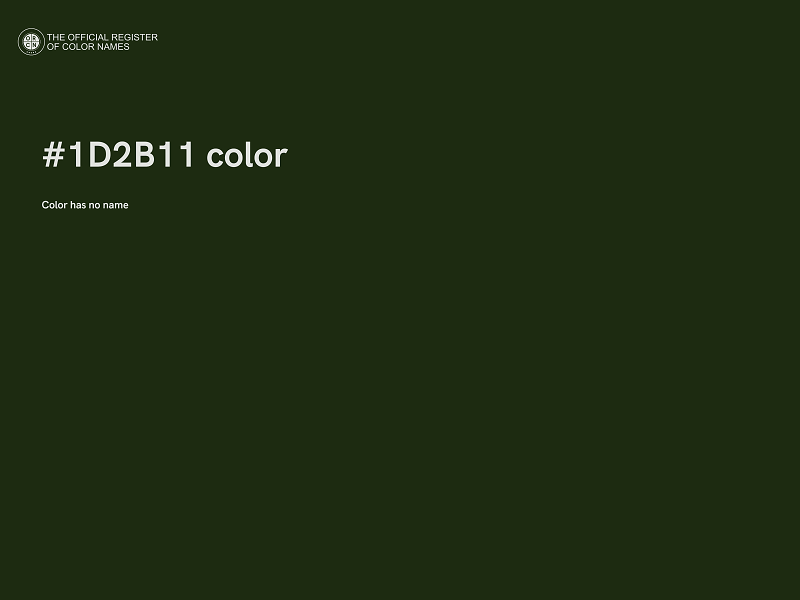 #1D2B11 color image