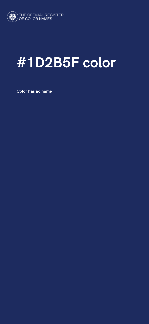 #1D2B5F color image