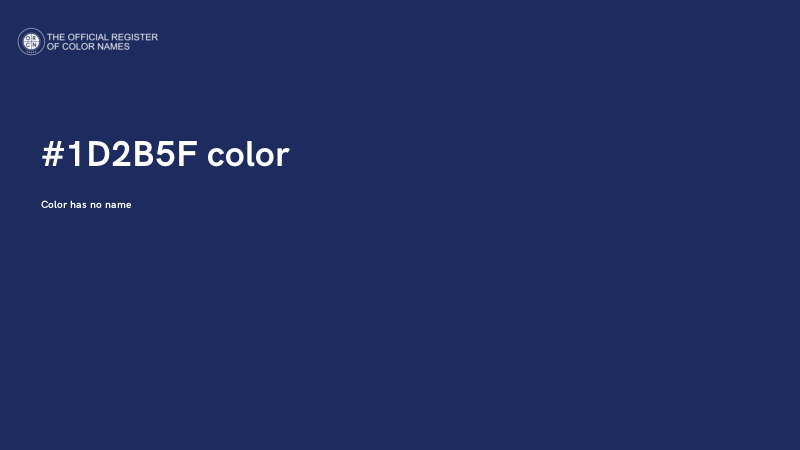 #1D2B5F color image