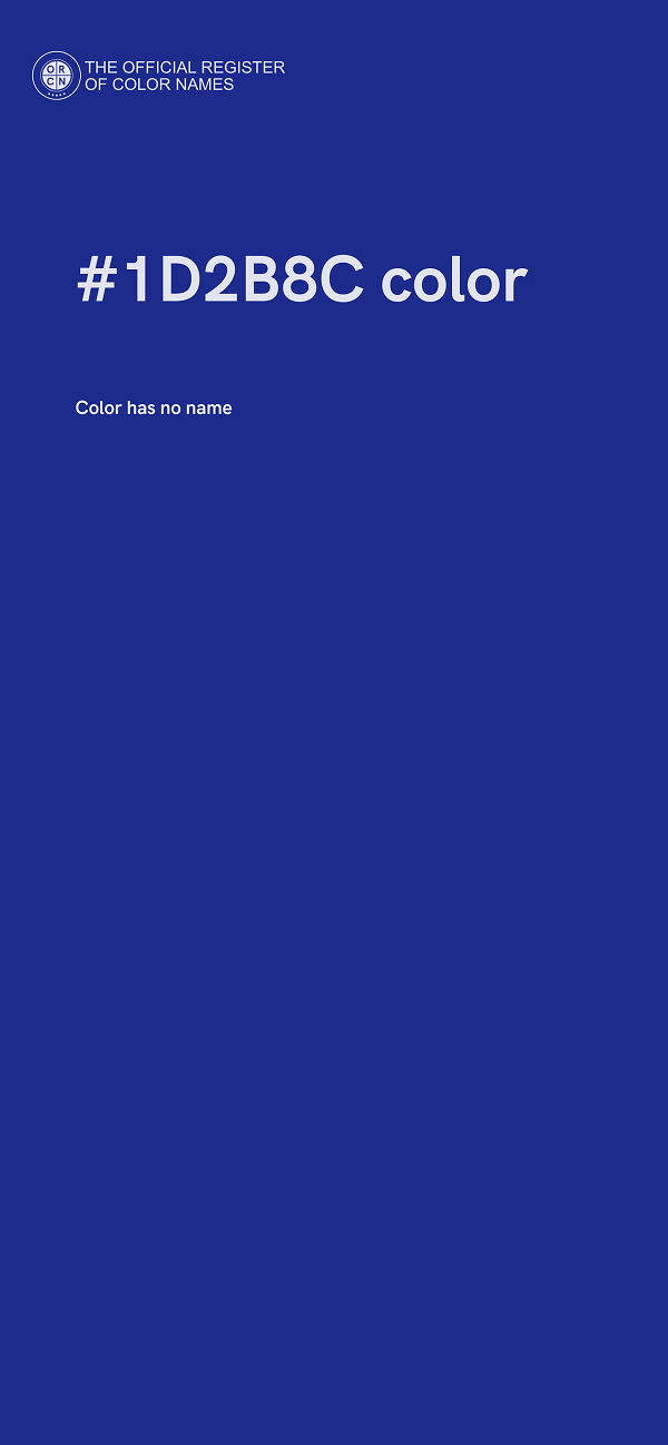 #1D2B8C color image