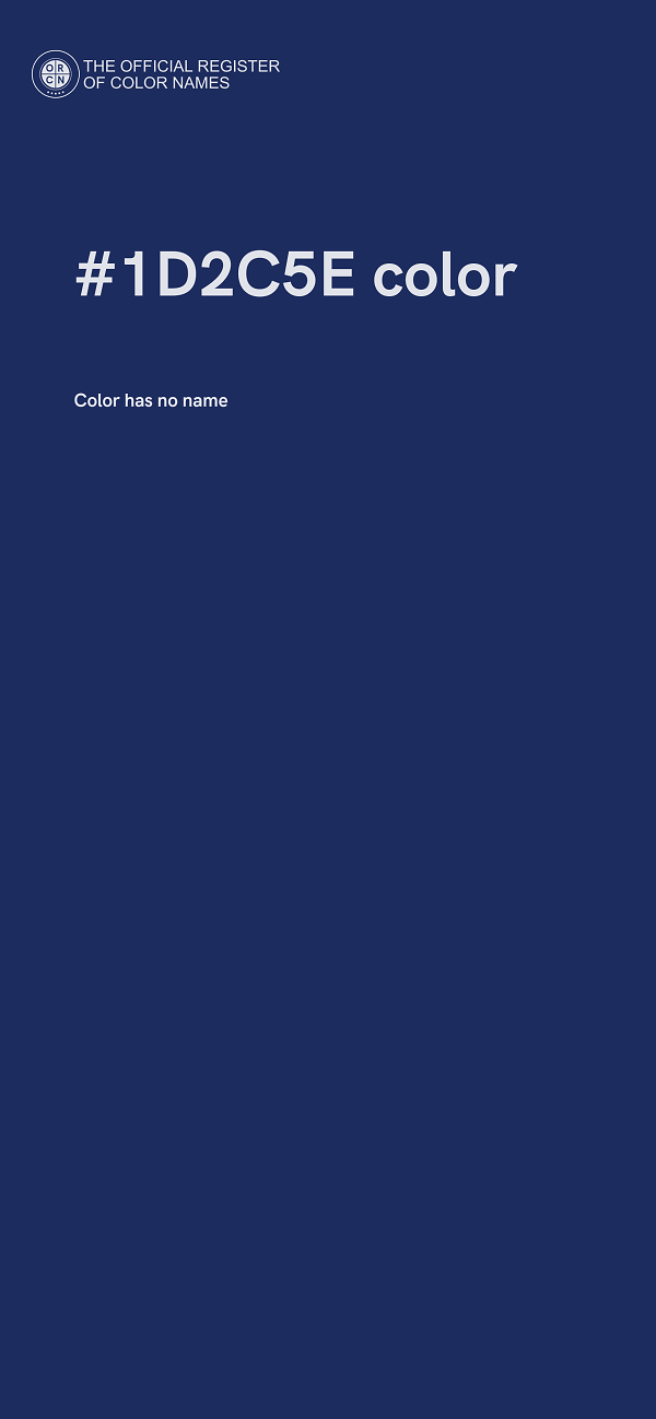 #1D2C5E color image