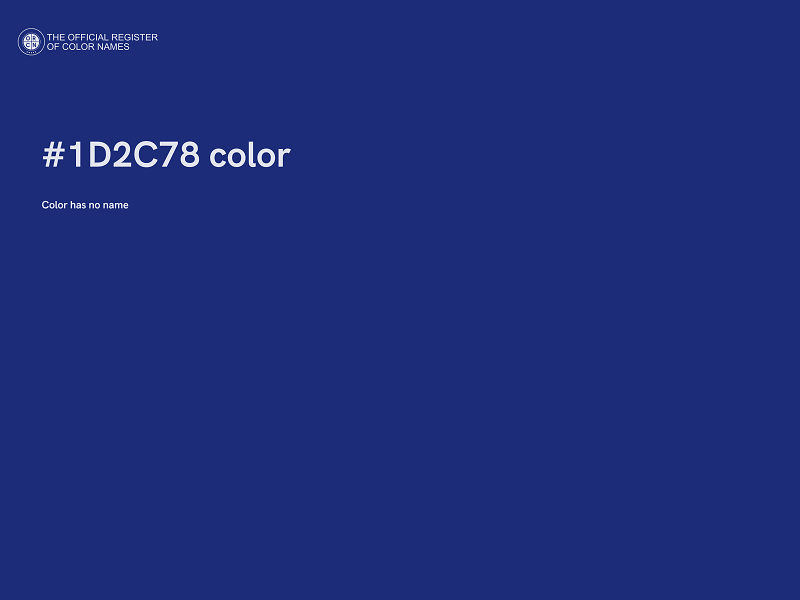 #1D2C78 color image