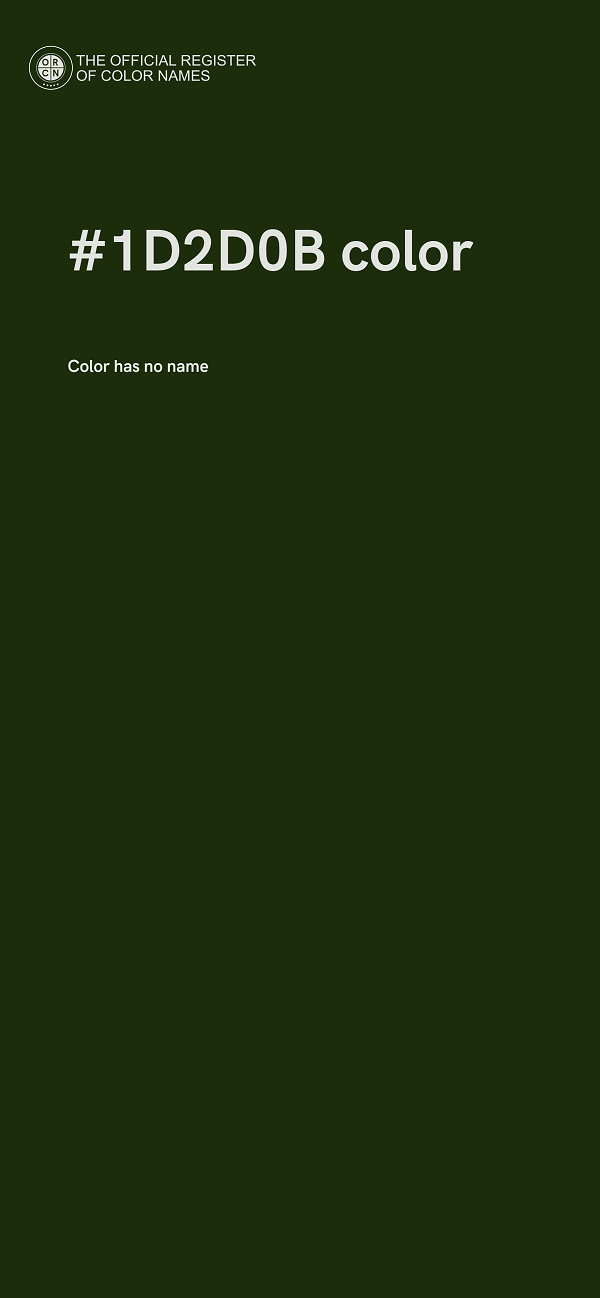 #1D2D0B color image