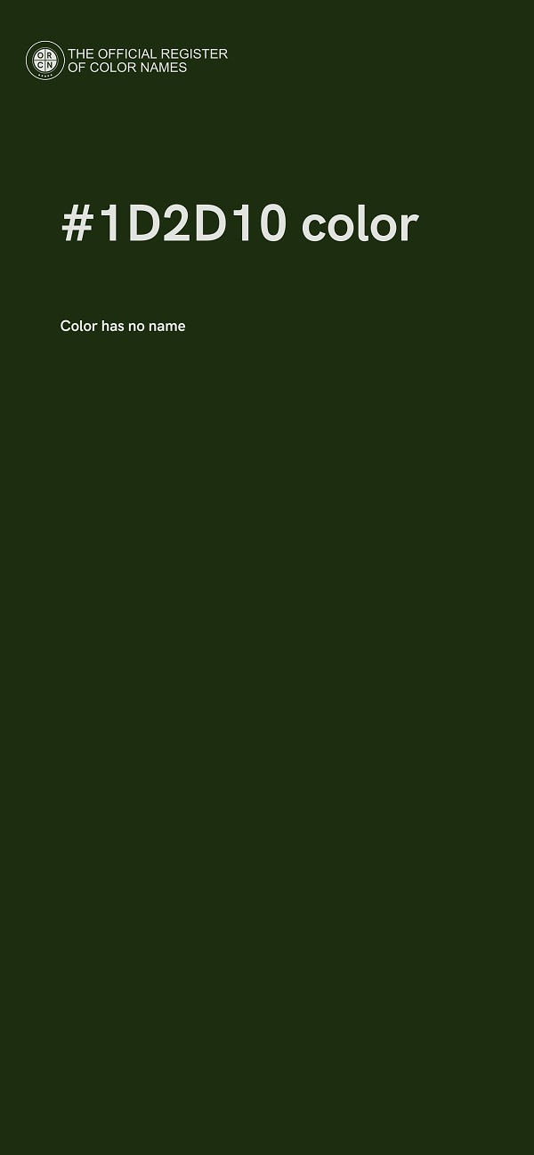 #1D2D10 color image