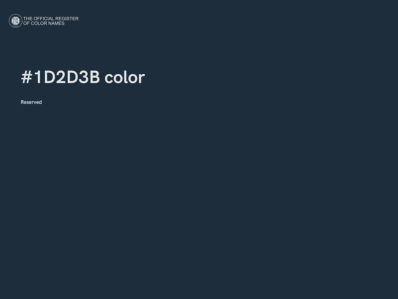 #1D2D3B color image