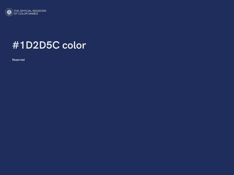 #1D2D5C color image