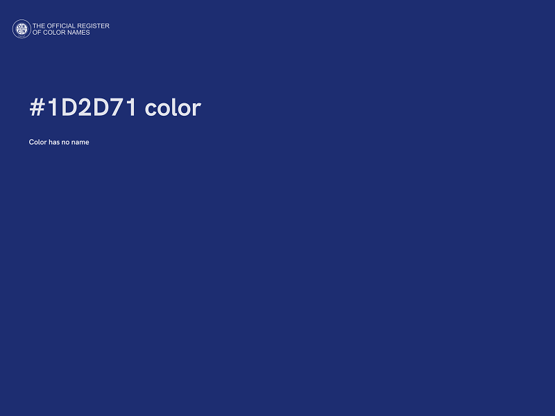 #1D2D71 color image