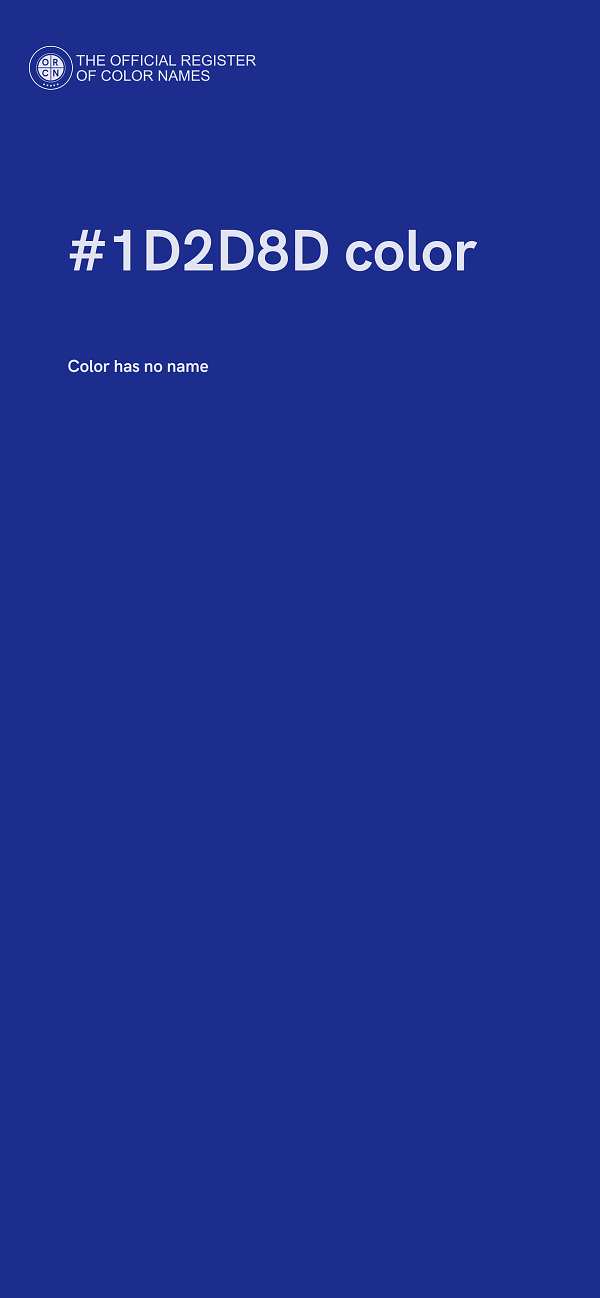 #1D2D8D color image