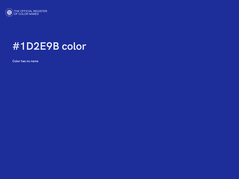 #1D2E9B color image