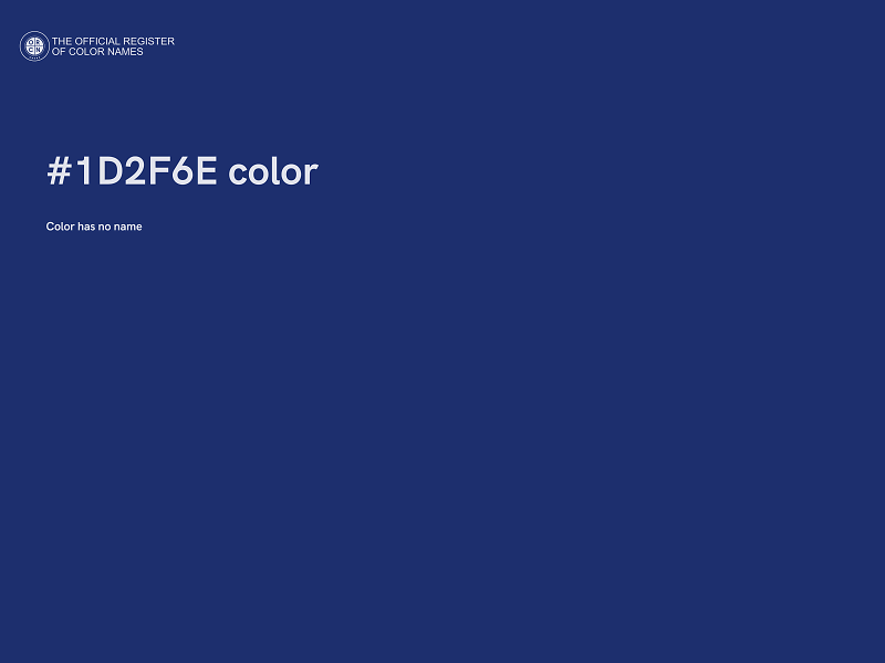 #1D2F6E color image